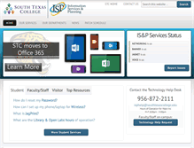 Tablet Screenshot of isp.southtexascollege.edu