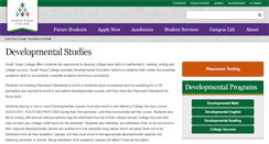 Desktop Screenshot of develop.southtexascollege.edu