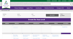 Desktop Screenshot of events.southtexascollege.edu